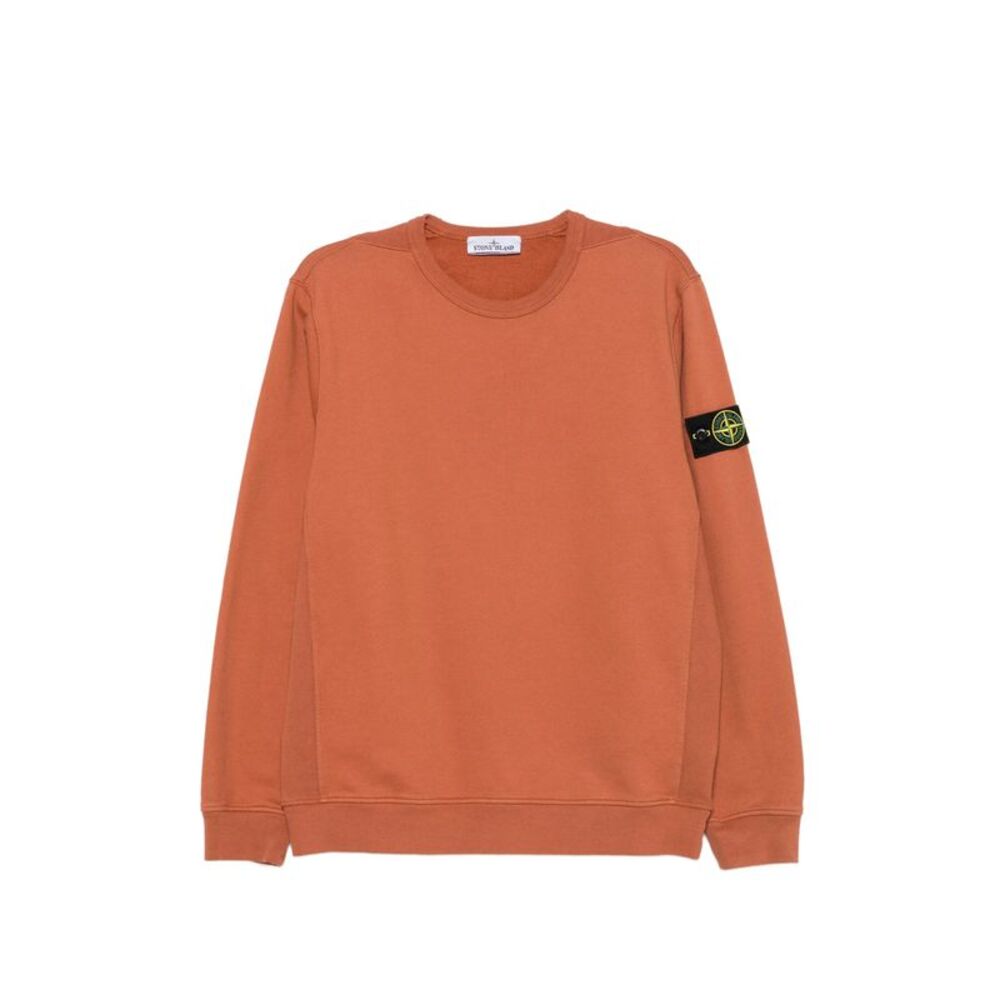 Stone Island Orange Sweaters & Knitwear - Sweatshirts Men
